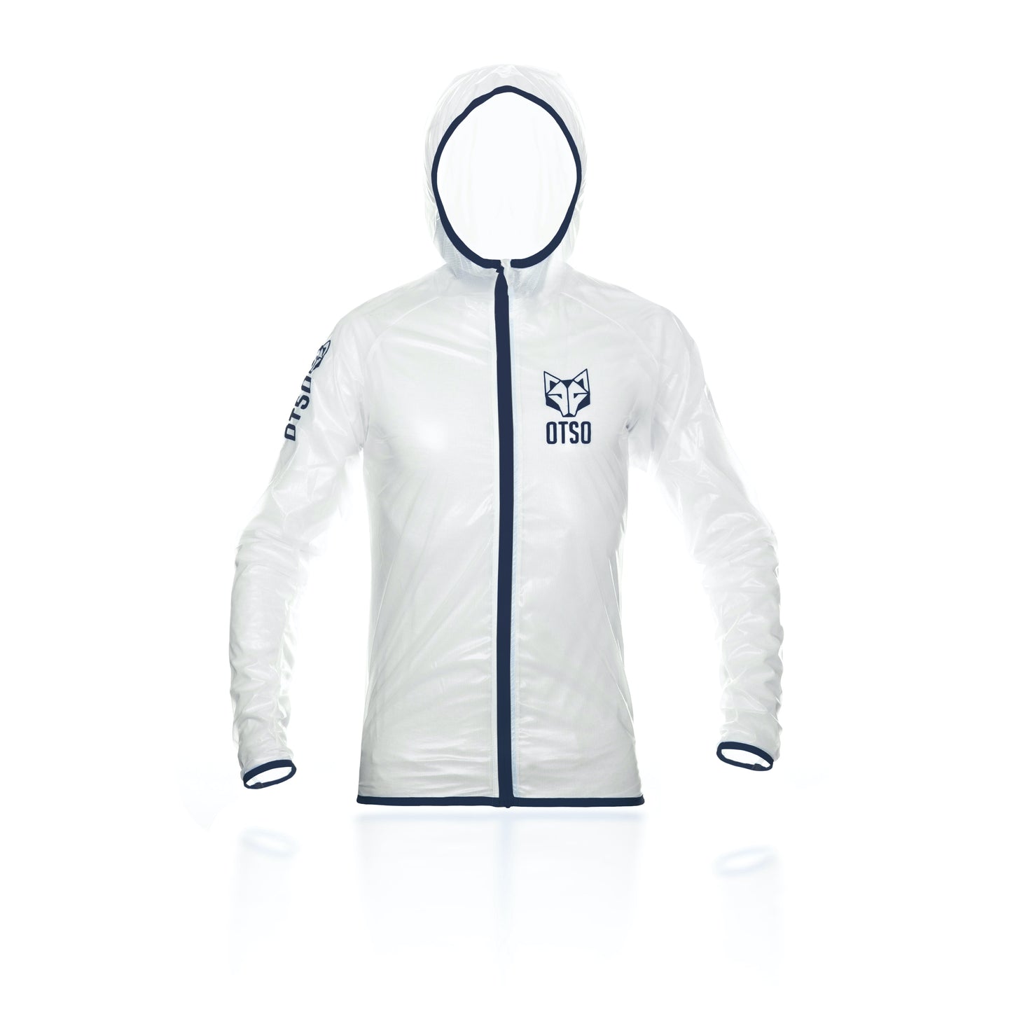 Waterproof Jacket Ultra Light White Black