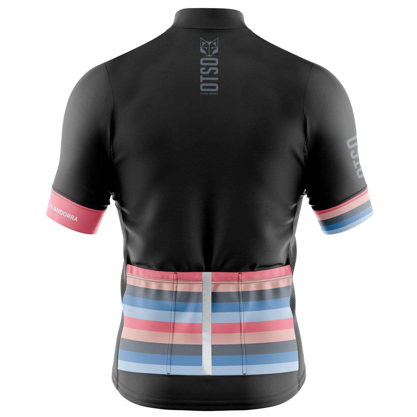 Cycling Jersey Manga Corta Mujer Stripes Black