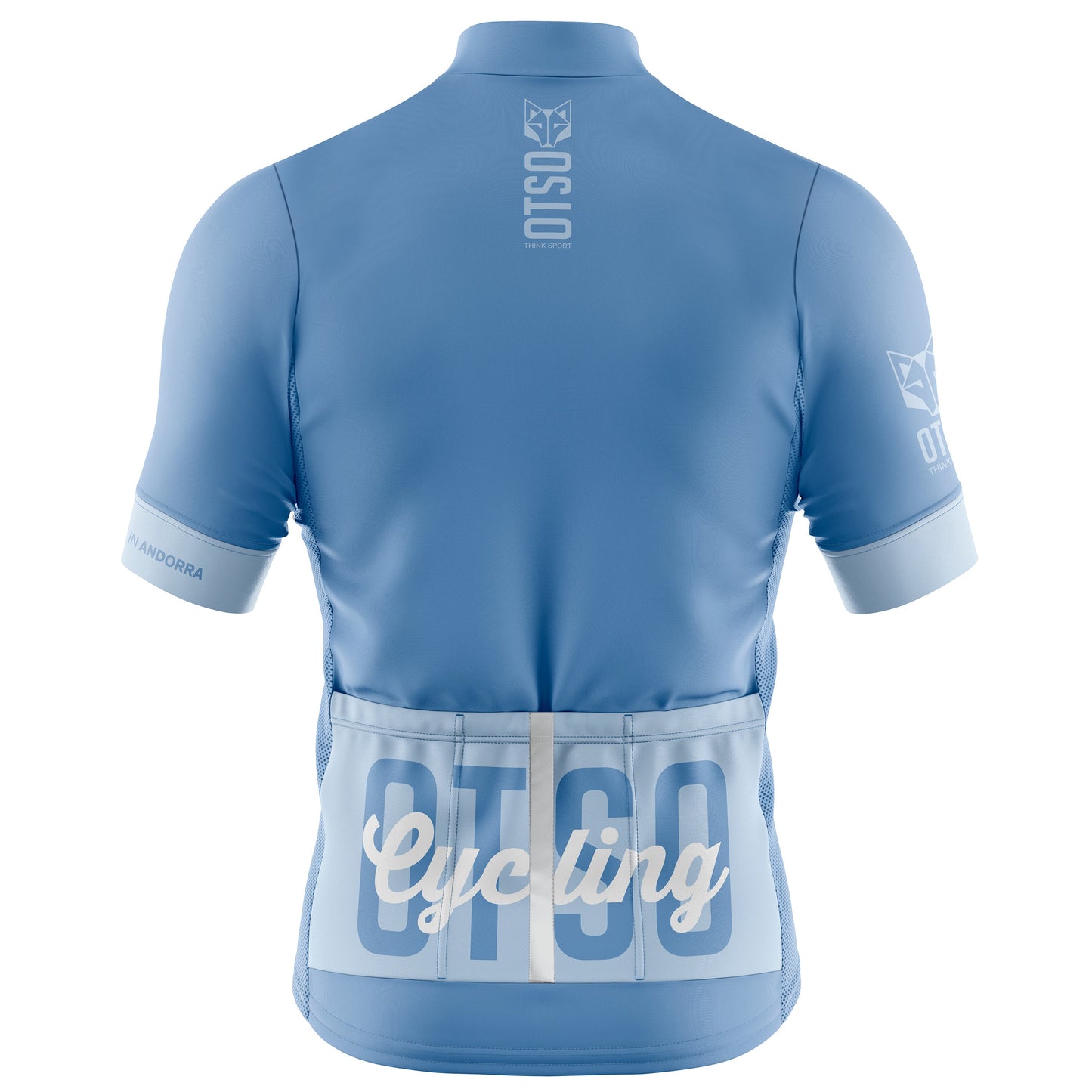 Cycling Jersey Manga Corta Hombre OTSO Steel Blue