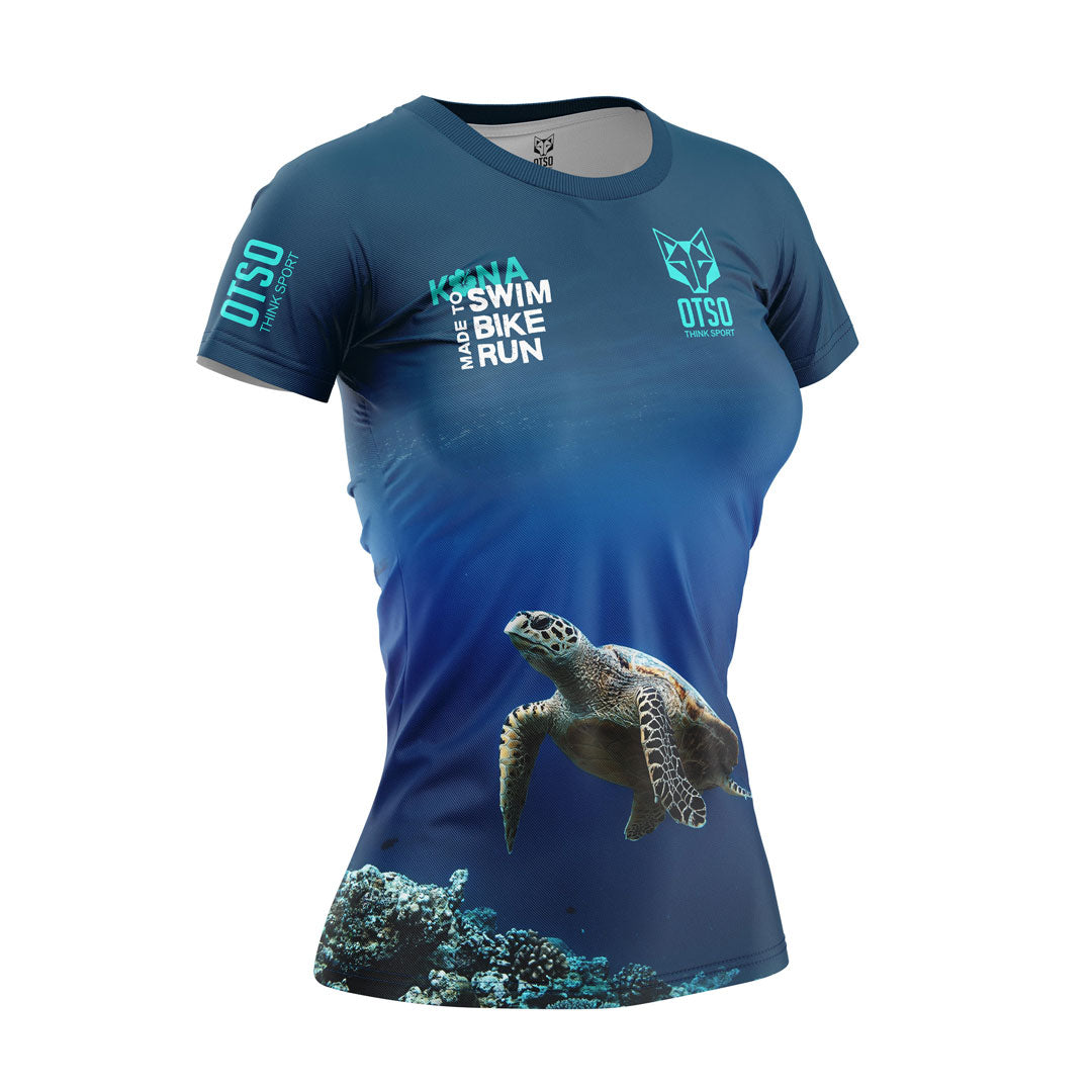 Camiseta Manga Corta Mujer Kona Turtles
