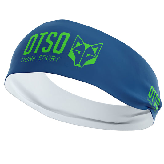 Cinta cabeza OTSO Sport Electric Blue / Fluo Green