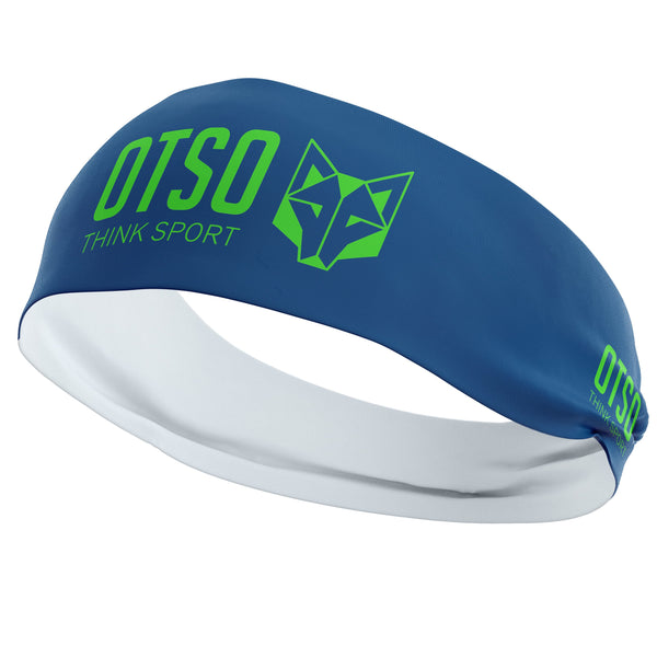 Cinta cabeza OTSO Sport Electric Blue / Fluo Green