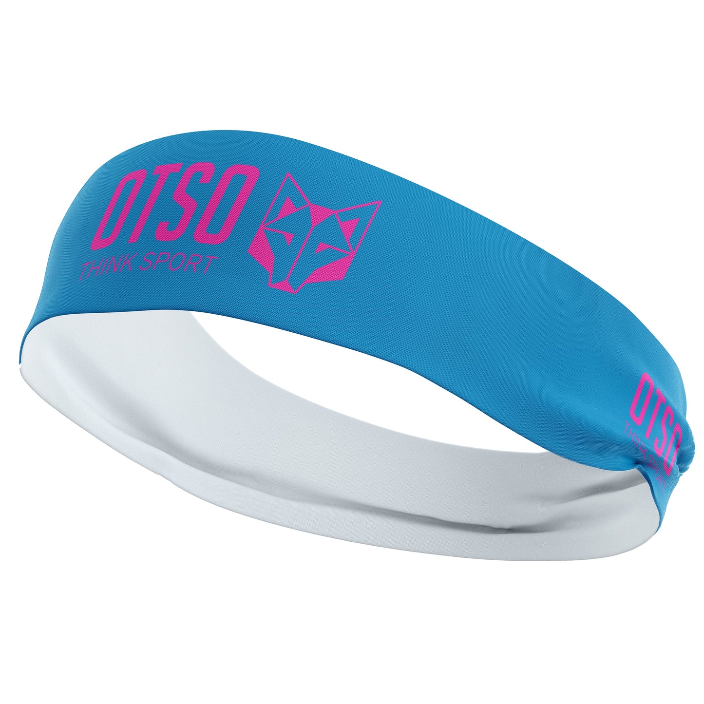 Cinta cabeza OTSO Sport Light Blue / Fluo Pink