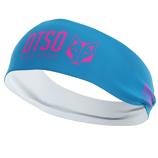 Cinta cabeza OTSO Sport Light Blue / Fluo Pink