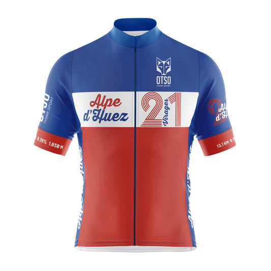 Cycling Jersey Manga Corta Hombre Alpe D'Huez