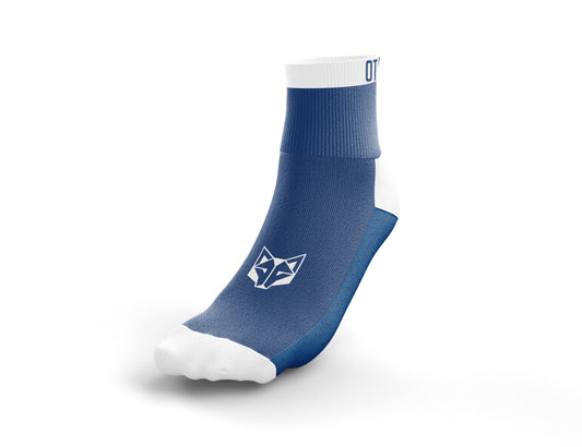 Calcetines Multideporte Low Cut Electric Blue & White