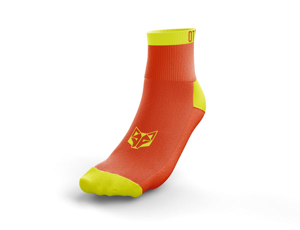 Calcetines Multideporte Low Cut Fluo Orange & Fluo Yellow