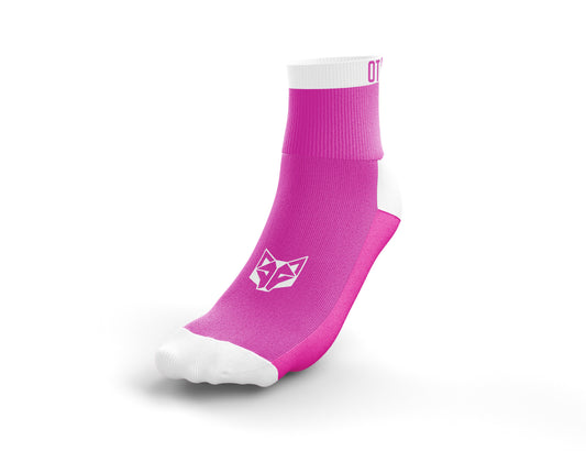 Calcetines Multideporte Low Cut Fluo Pink & White