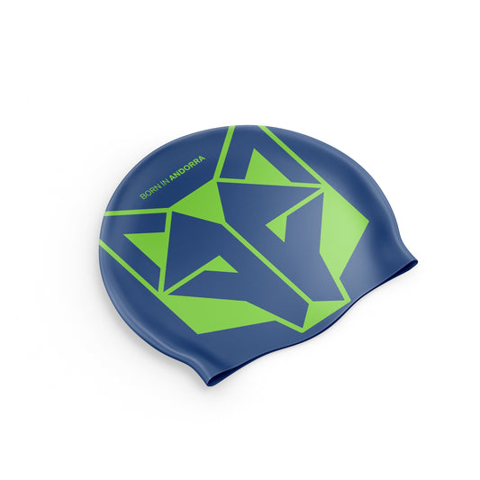 Gorro natación Electric Blue / Fluo Green