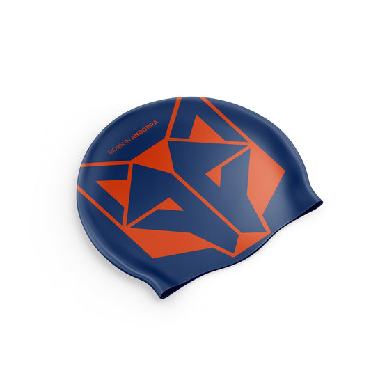 Gorro natación Navy Blue / Fluo Orange