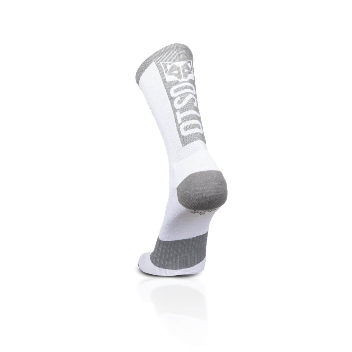 Calcetines de Ciclismo High Cut Pure White & Silver Grey