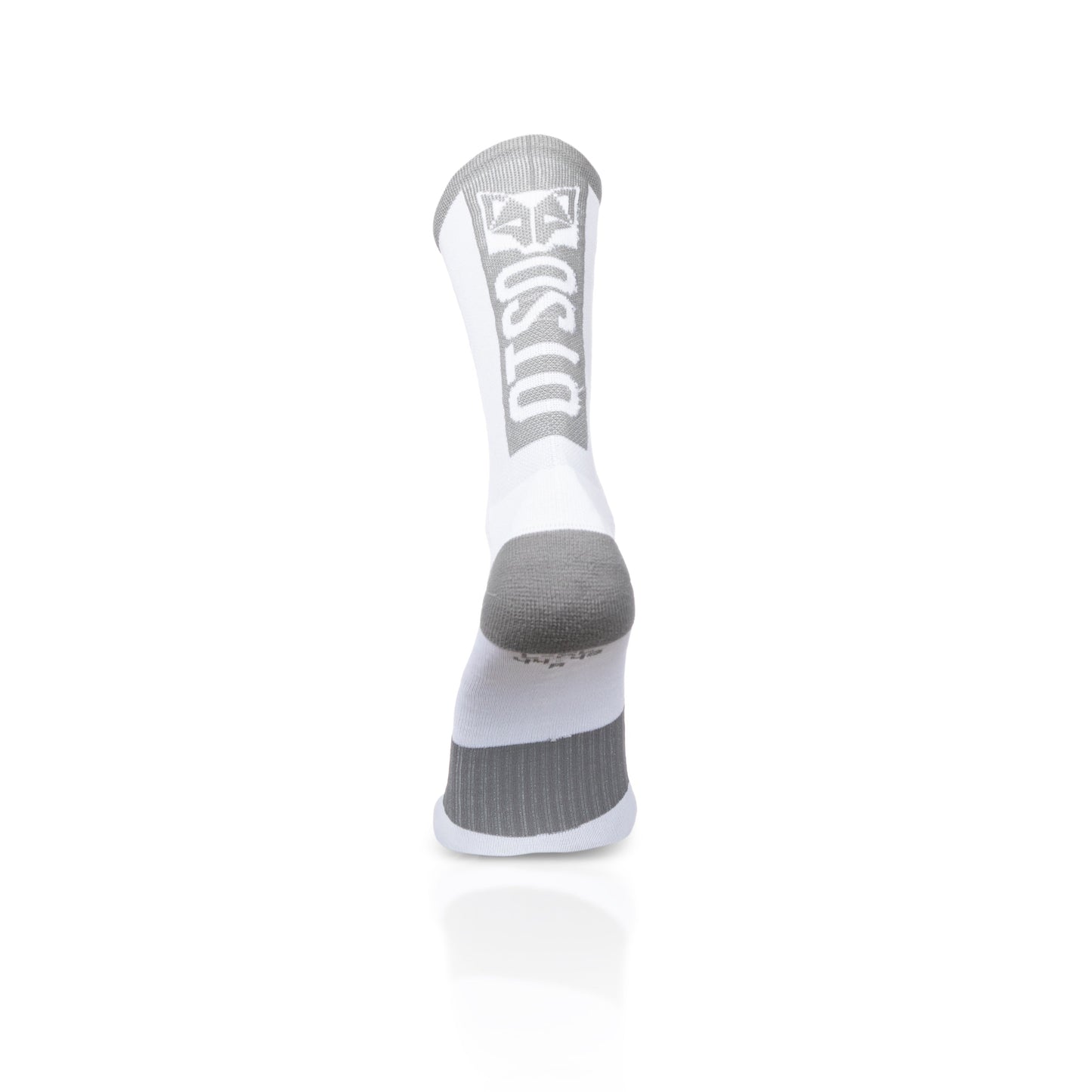 Calcetines de Ciclismo High Cut Pure White & Silver Grey