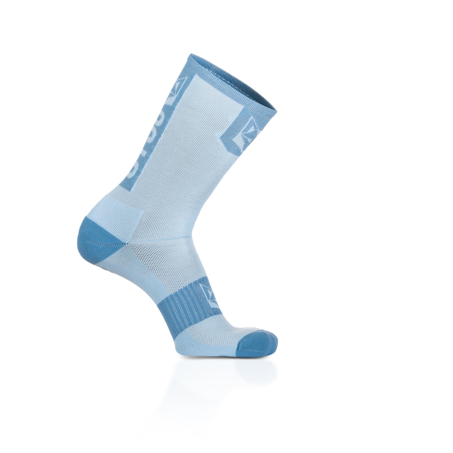 Calcetines de Ciclismo High Cut Turquoise & Steel Blue