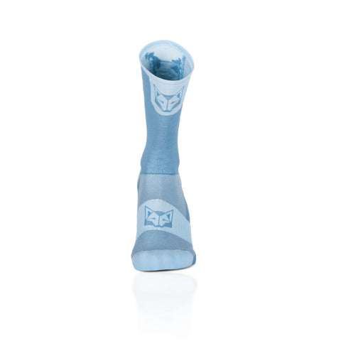 Calcetines de Ciclismo High Cut Steel Blue & Turquoise