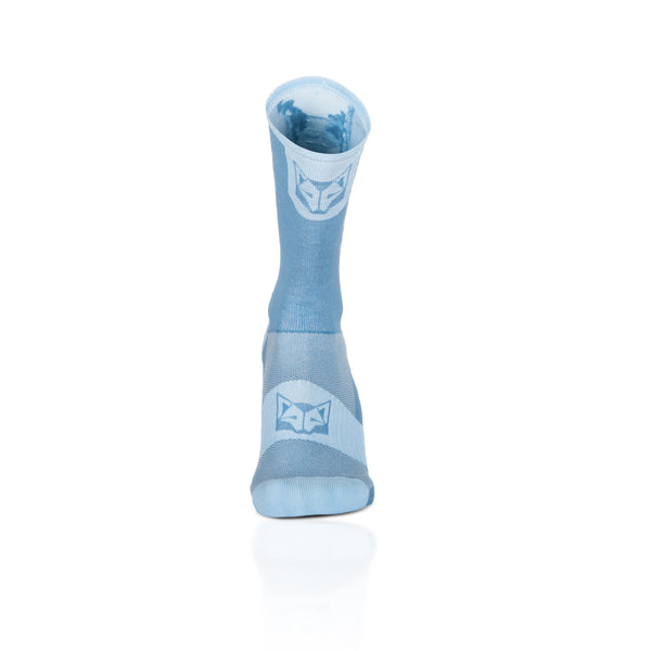 Calcetines de Ciclismo High Cut Steel Blue & Turquoise