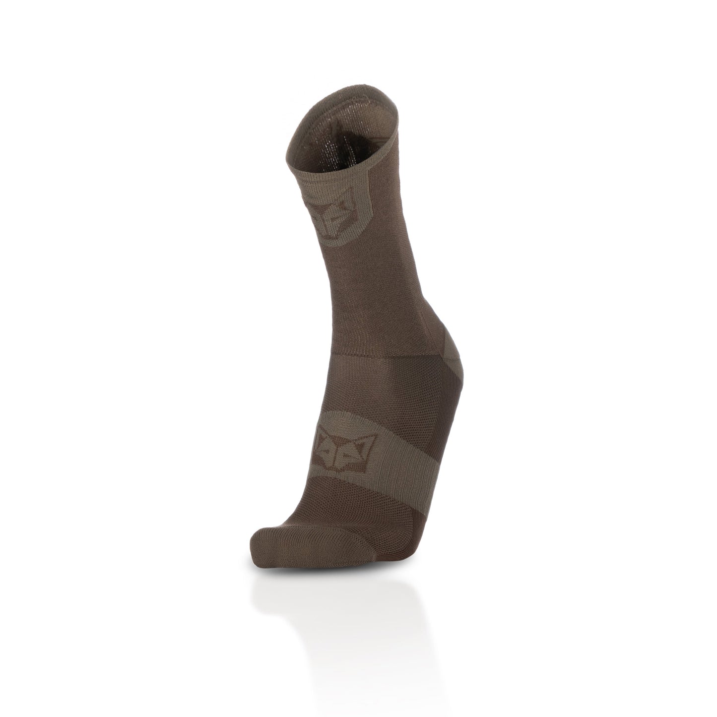 Calcetines de Ciclismo High Cut Coffee & Gold