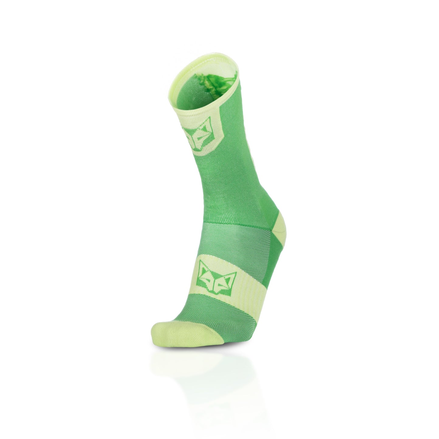 Calcetines de Ciclismo High Cut Green Apple & Green Lime
