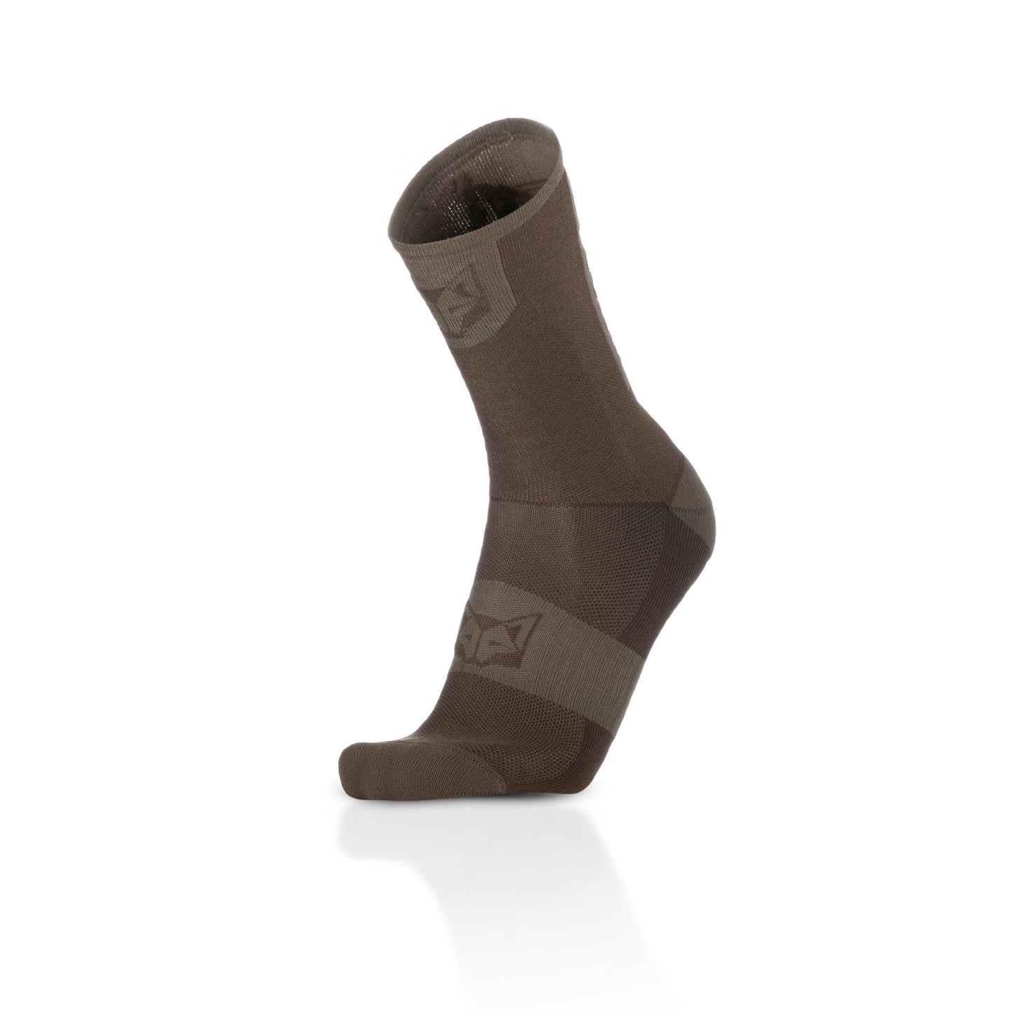 Calcetines de Ciclismo High Cut Coffee & Gold