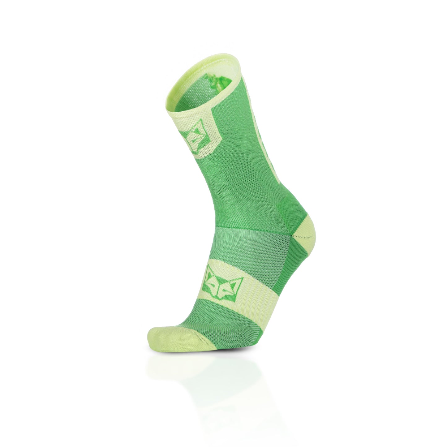 Calcetines de Ciclismo High Cut Green Apple & Green Lime