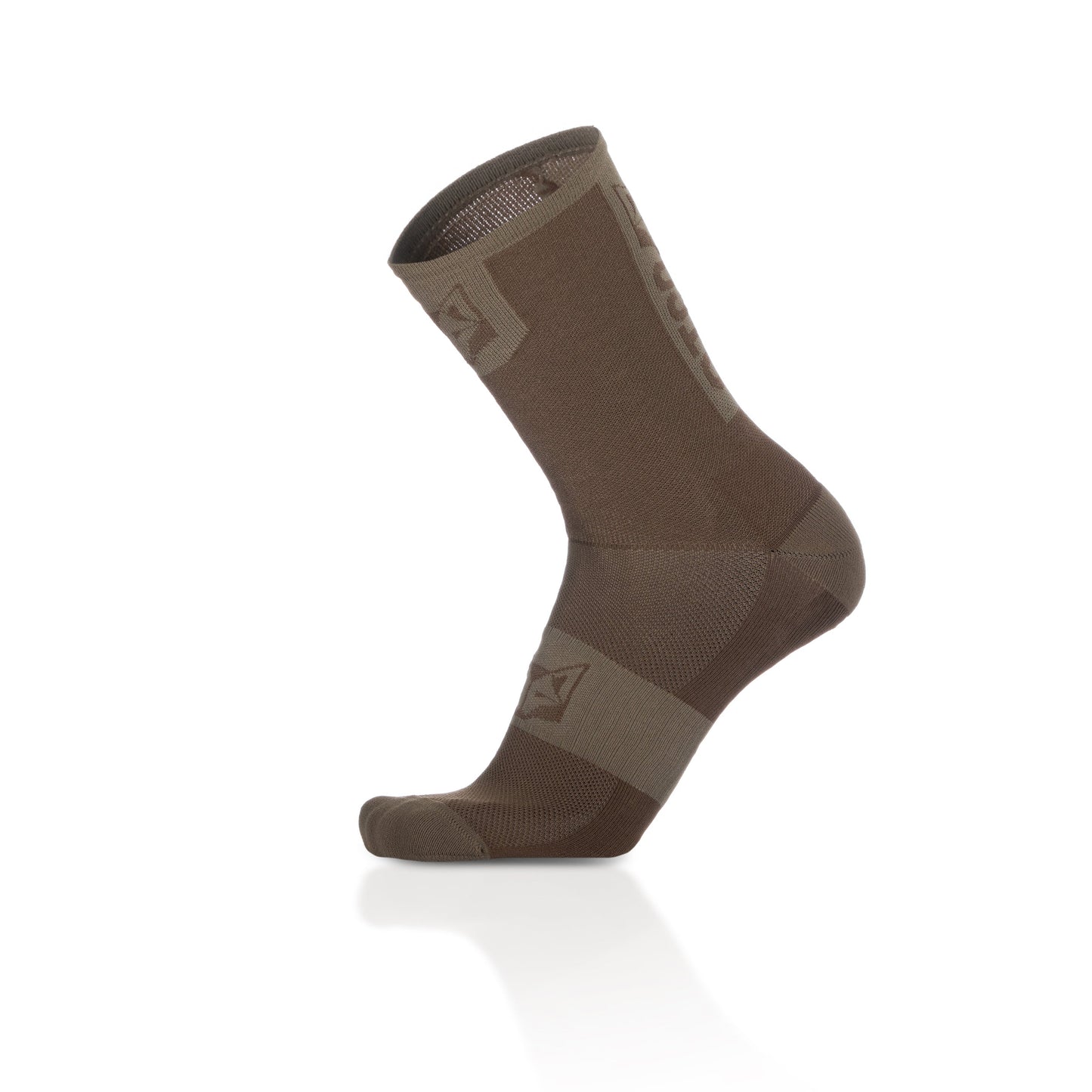Calcetines de Ciclismo High Cut Coffee & Gold