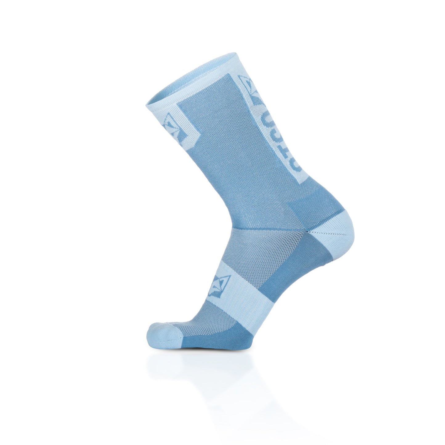 Calcetines de Ciclismo High Cut Steel Blue & Turquoise