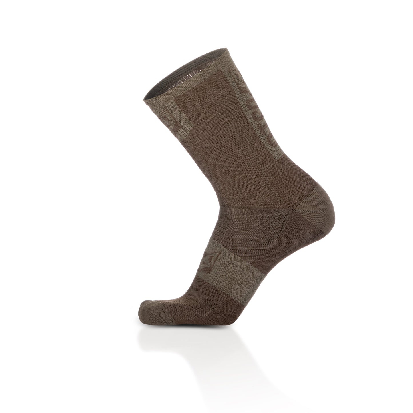 Calcetines de Ciclismo High Cut Coffee & Gold