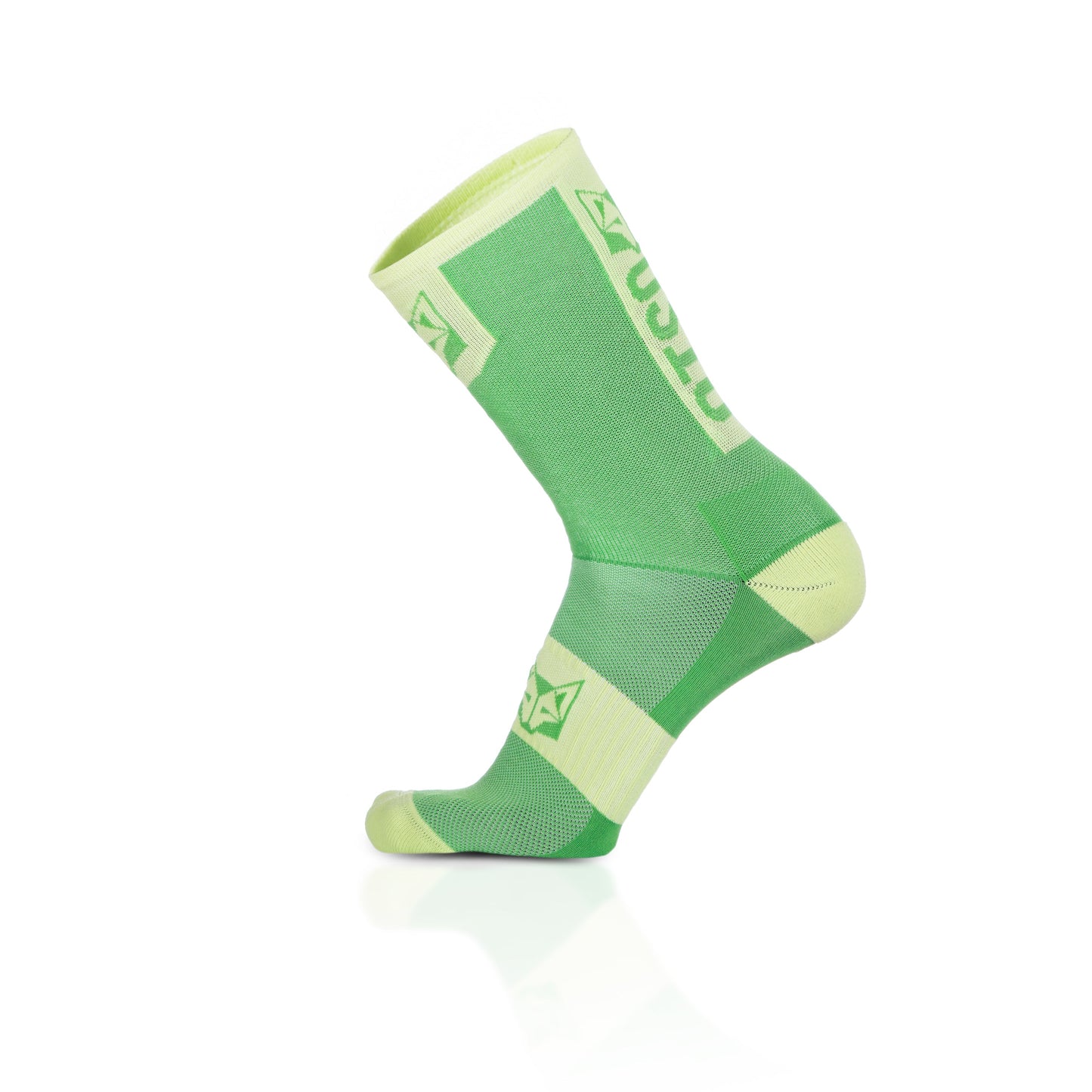 Calcetines de Ciclismo High Cut Green Apple & Green Lime