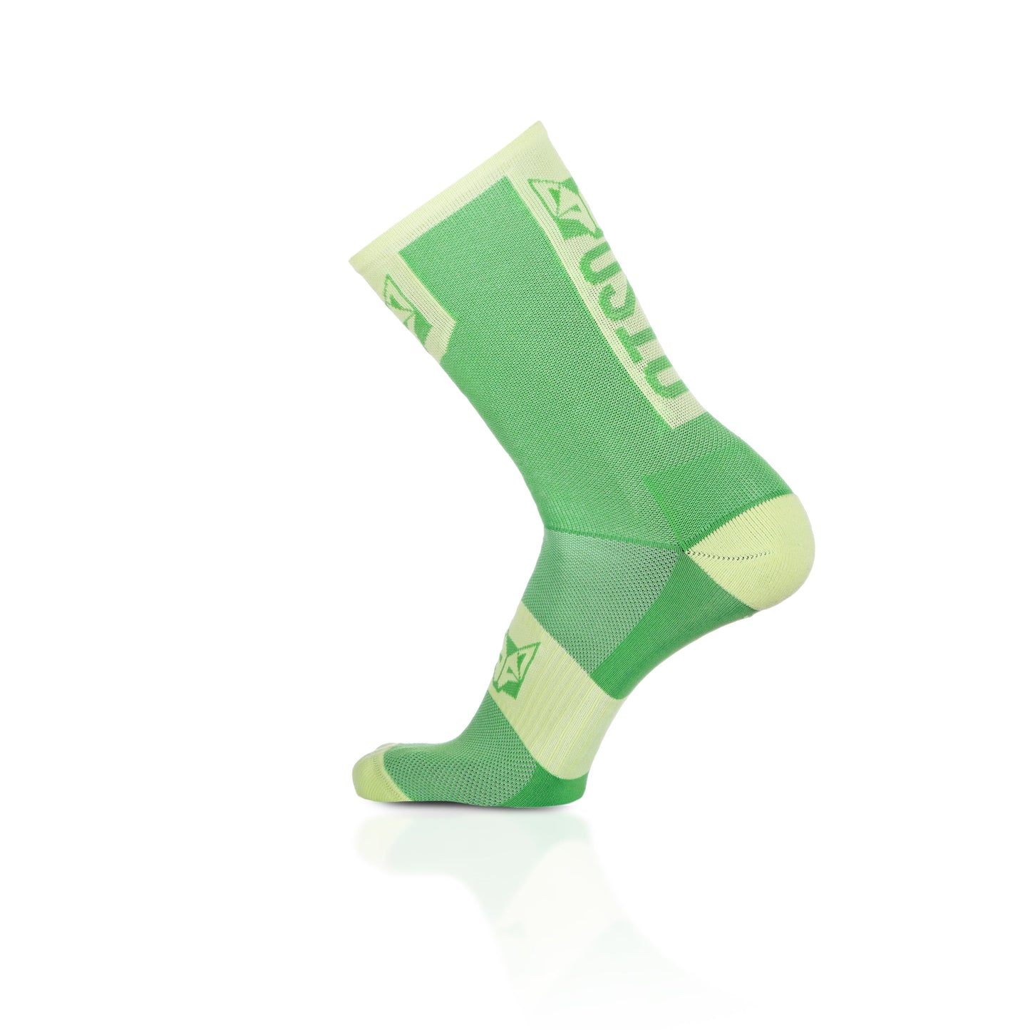 Calcetines de Ciclismo High Cut Green Apple & Green Lime