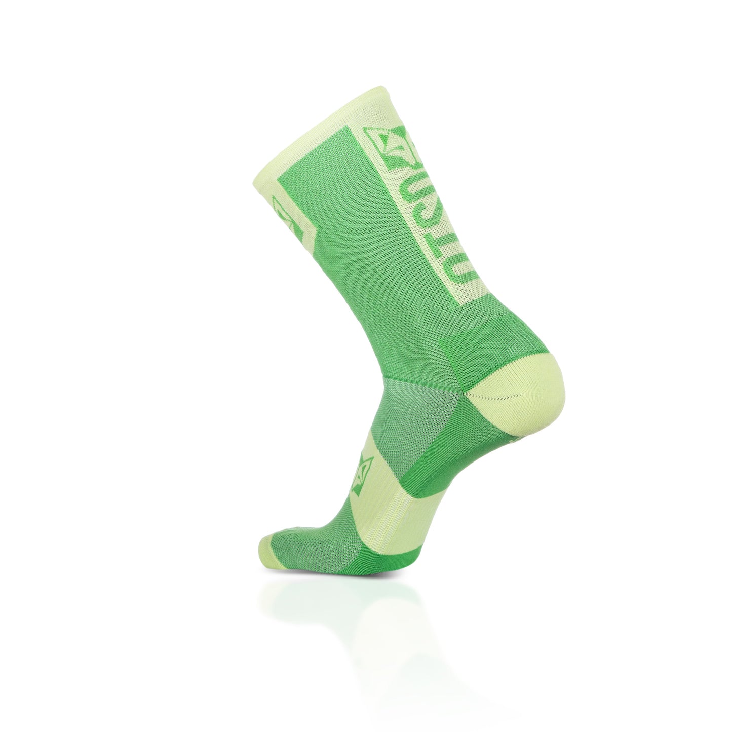 Calcetines de Ciclismo High Cut Green Apple & Green Lime