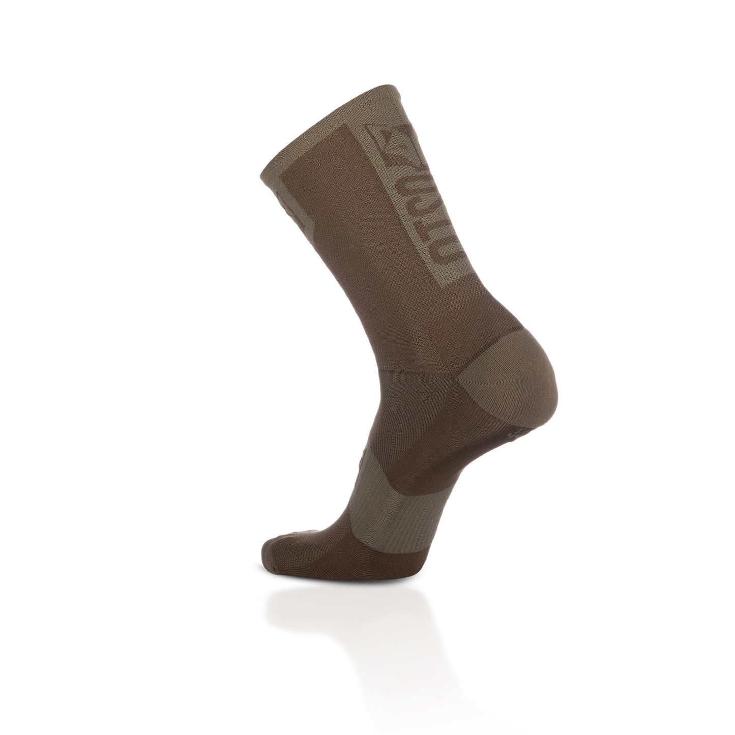 Calcetines de Ciclismo High Cut Coffee & Gold