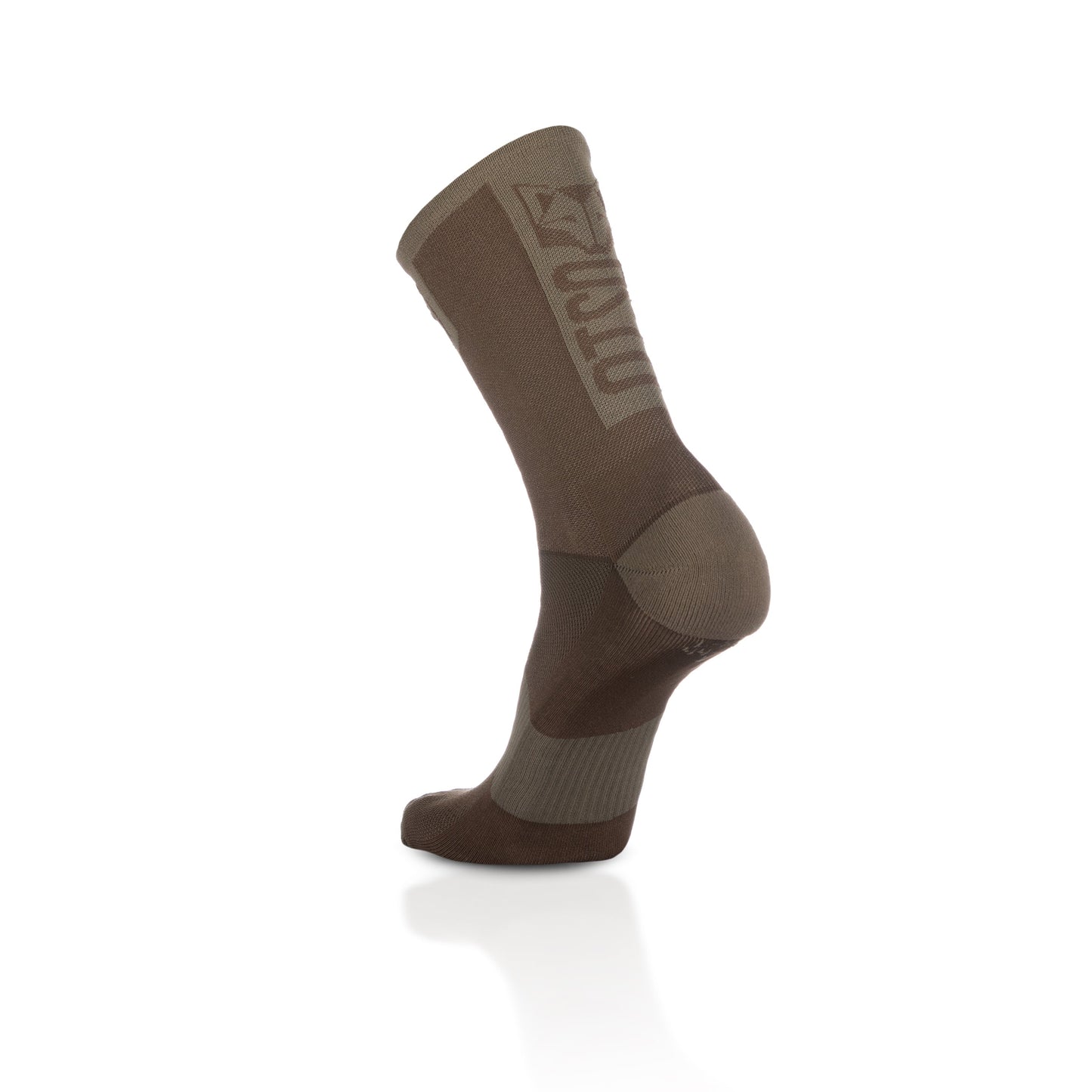 Calcetines de Ciclismo High Cut Coffee & Gold