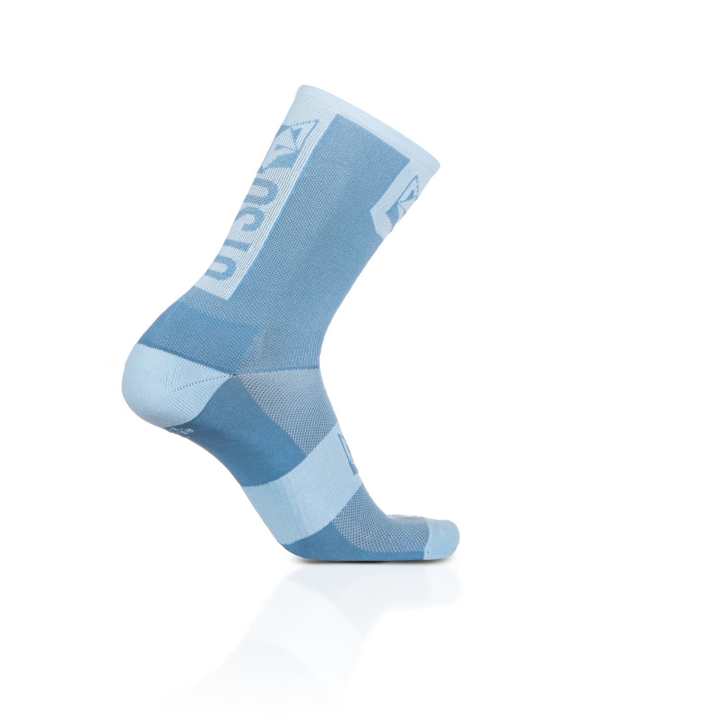 Calcetines de Ciclismo High Cut Steel Blue & Turquoise