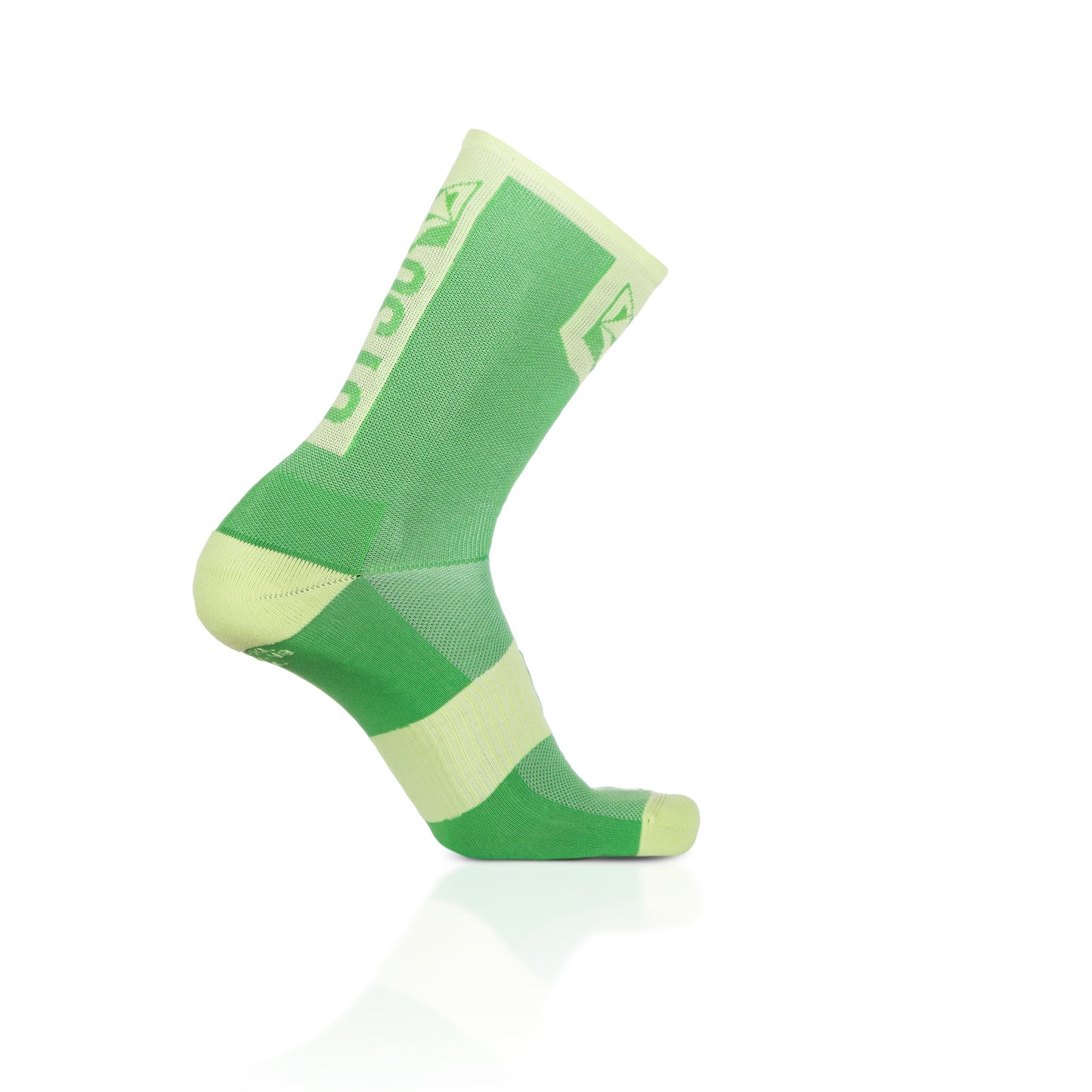 Calcetines de Ciclismo High Cut Green Apple & Green Lime