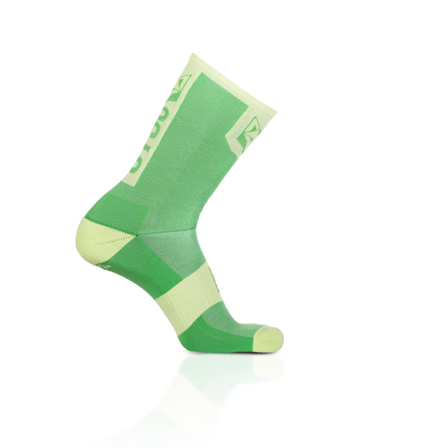 Calcetines de Ciclismo High Cut Green Apple & Green Lime