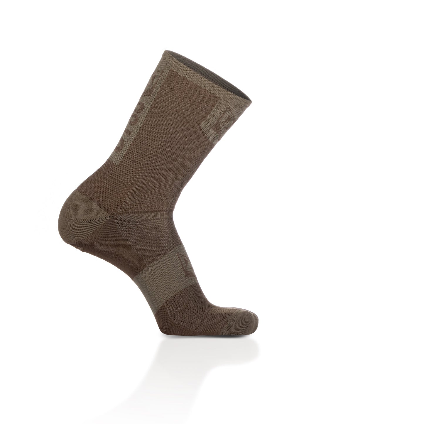 Calcetines de Ciclismo High Cut Coffee & Gold
