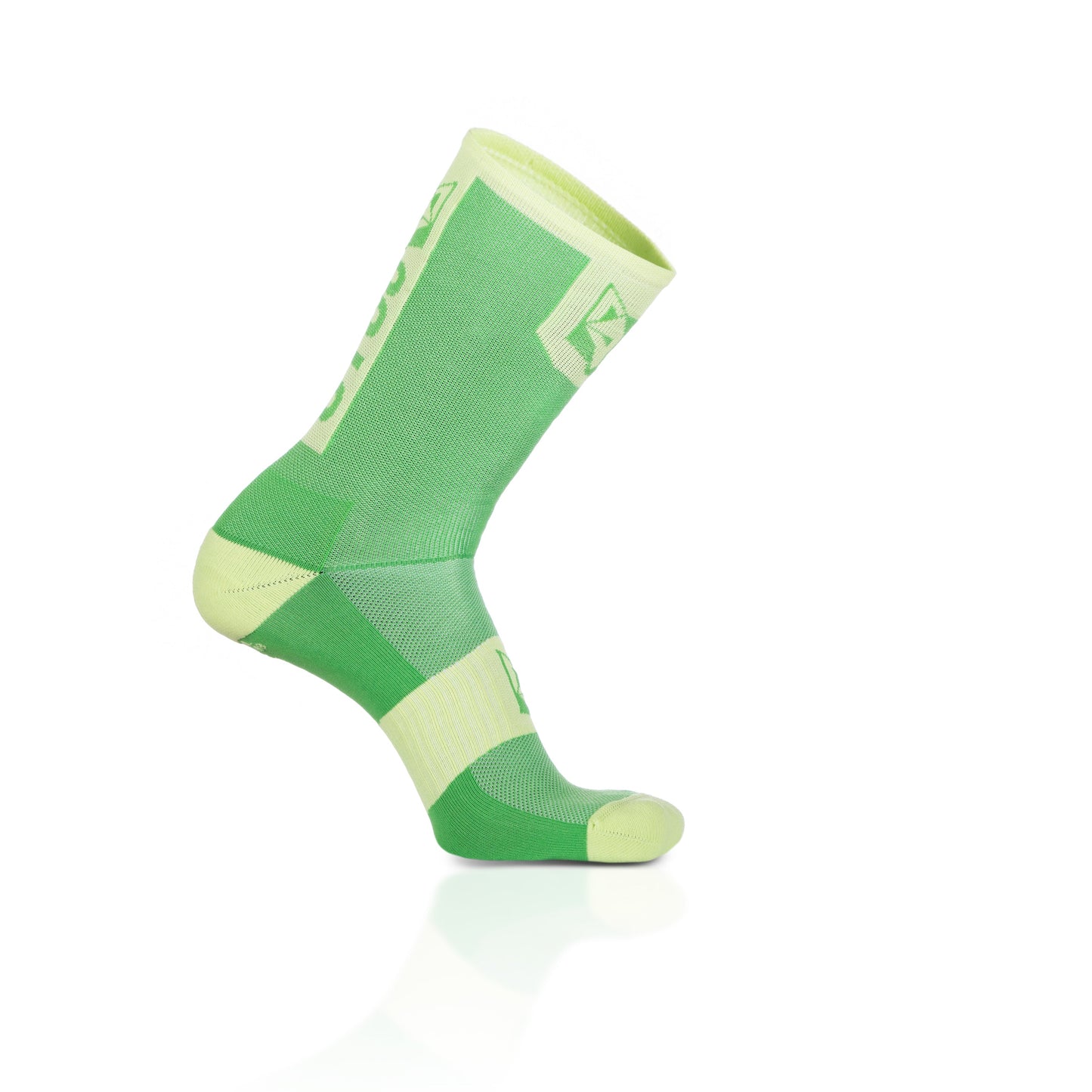 Calcetines de Ciclismo High Cut Green Apple & Green Lime