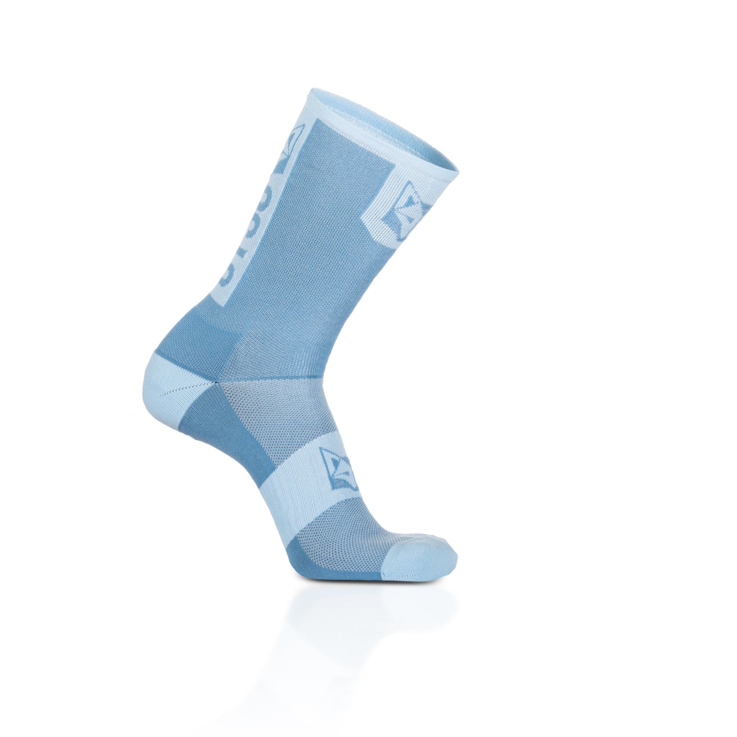 Calcetines de Ciclismo High Cut Steel Blue & Turquoise
