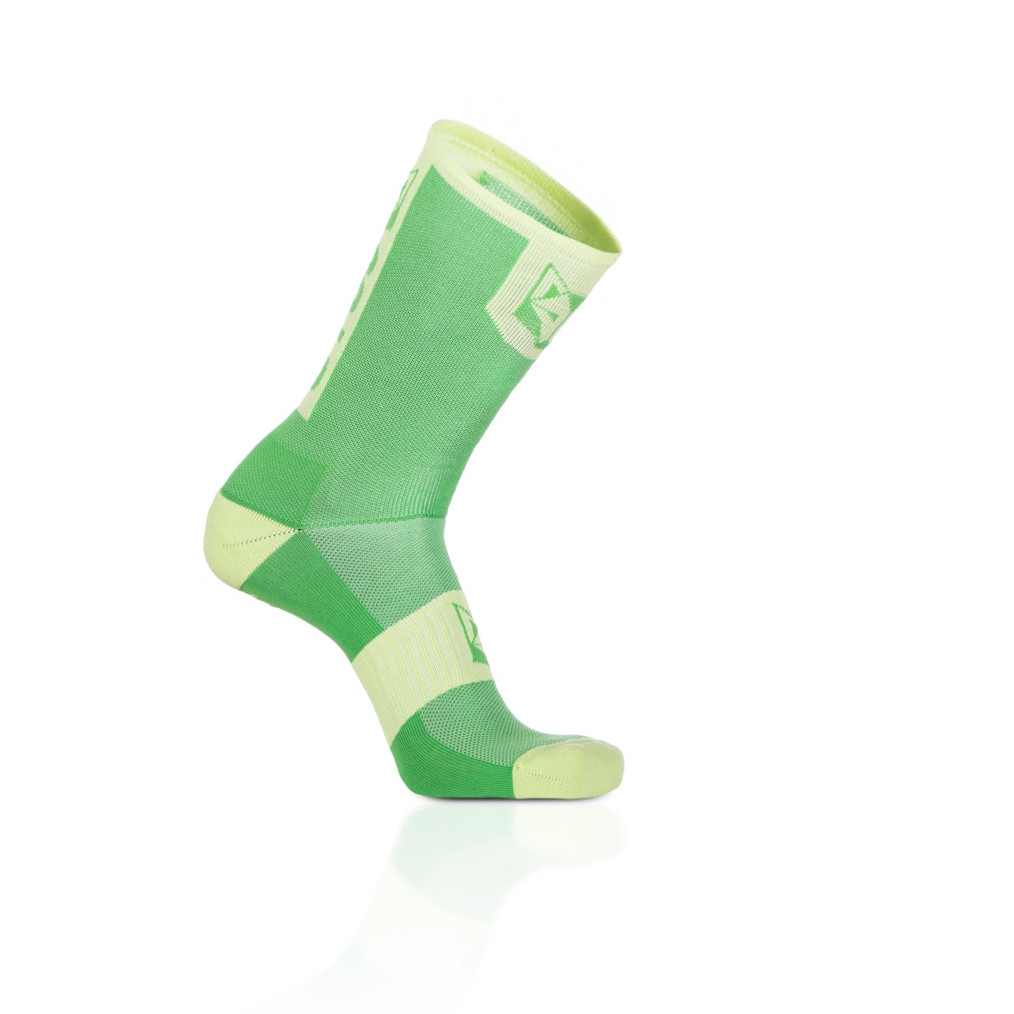 Calcetines de Ciclismo High Cut Green Apple & Green Lime