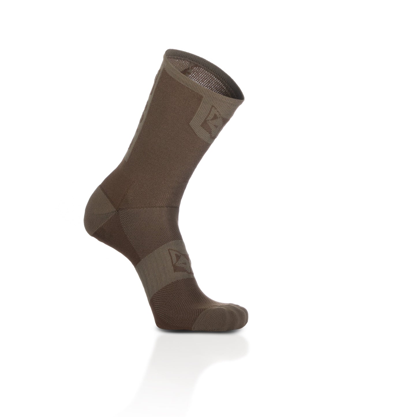 Calcetines de Ciclismo High Cut Coffee & Gold