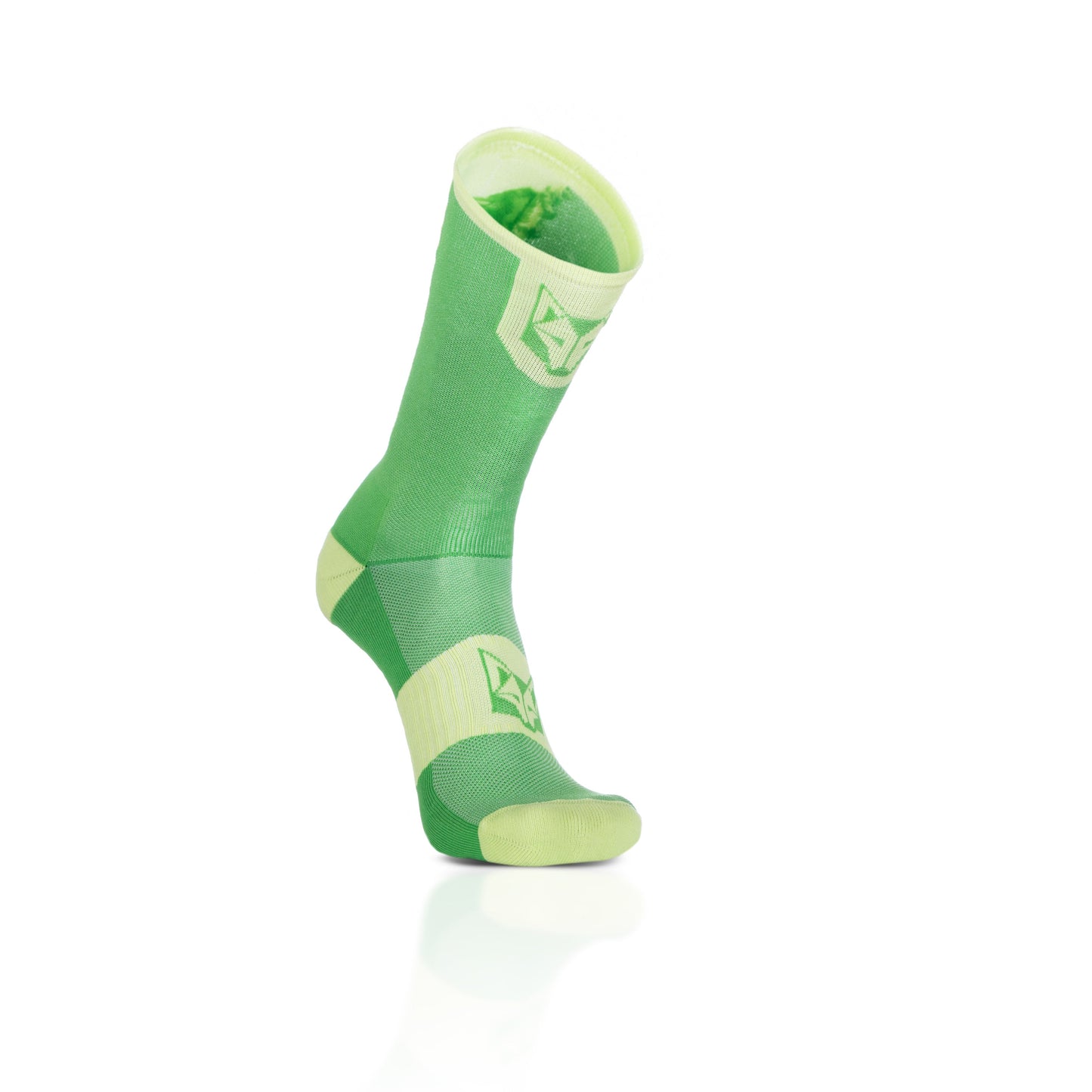 Calcetines de Ciclismo High Cut Green Apple & Green Lime