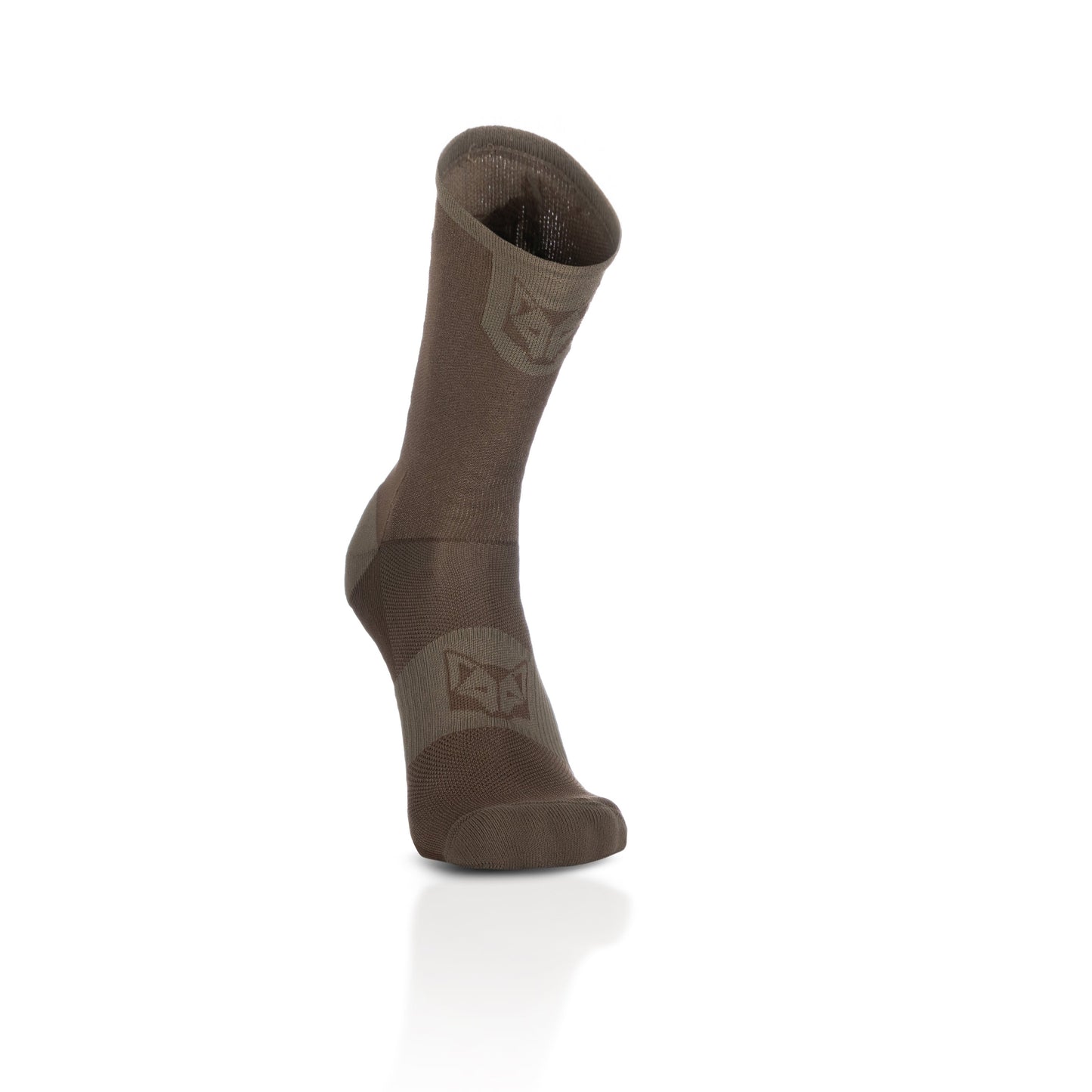 Calcetines de Ciclismo High Cut Coffee & Gold