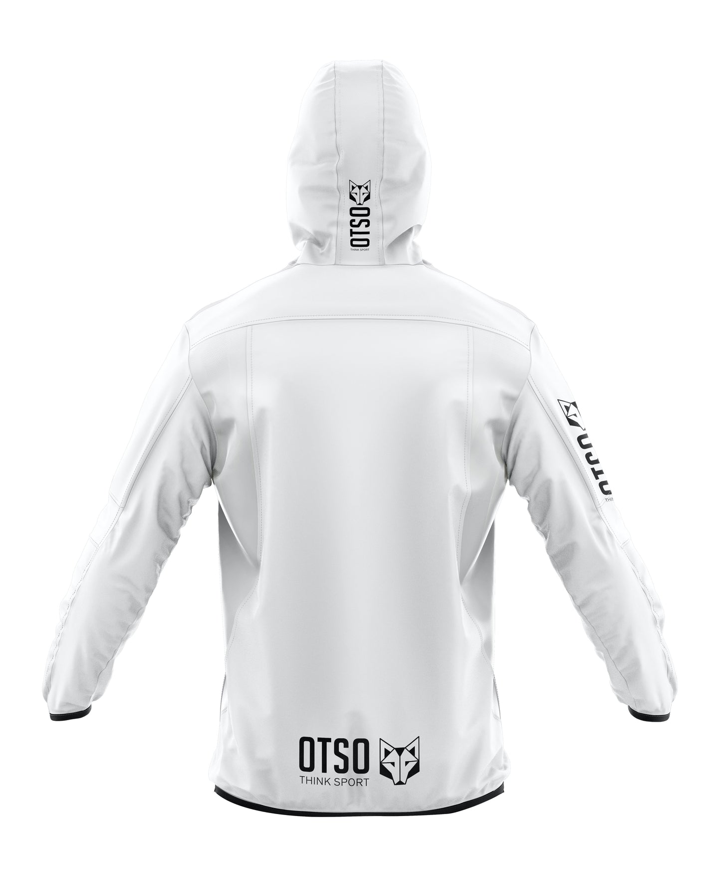 Waterproof Jacket Ultra Light White Black