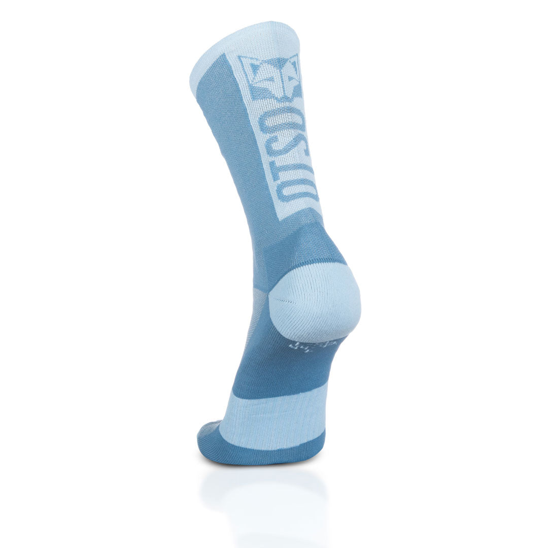 Calcetines de Ciclismo High Cut Steel Blue & Turquoise