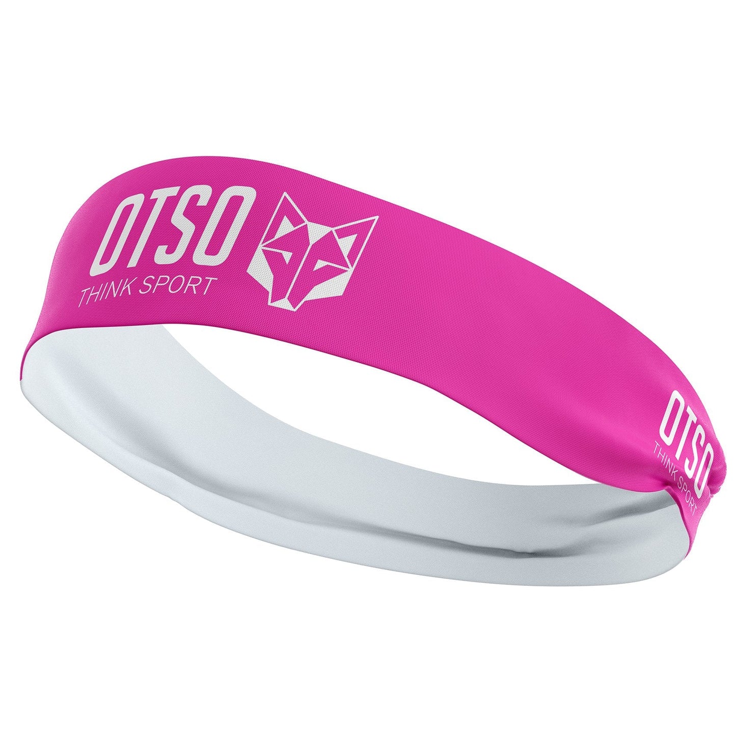 Cinta cabeza OTSO Sport Fluo Pink / White