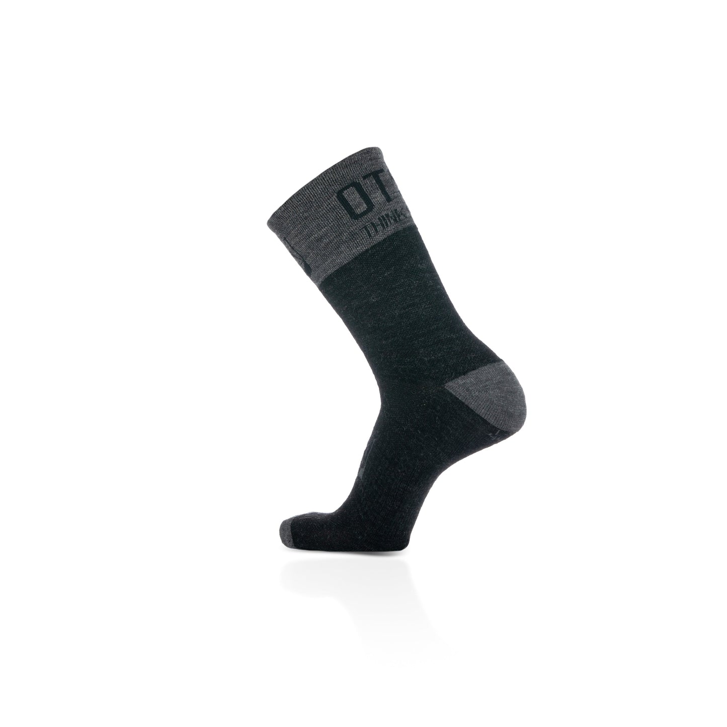 Calcetines Merino Wool High Cut Gray Rock