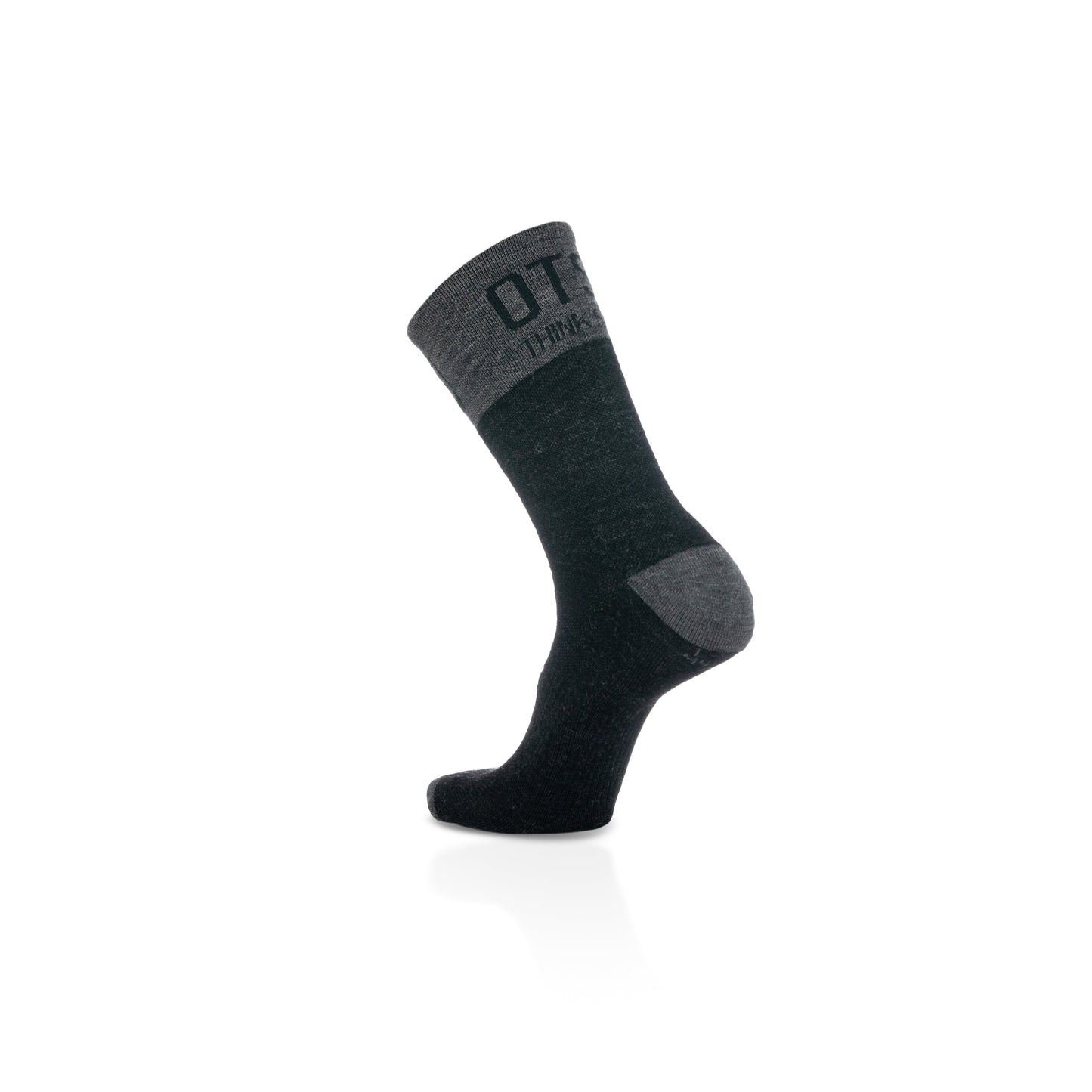 Calcetines Merino Wool High Cut Gray Rock