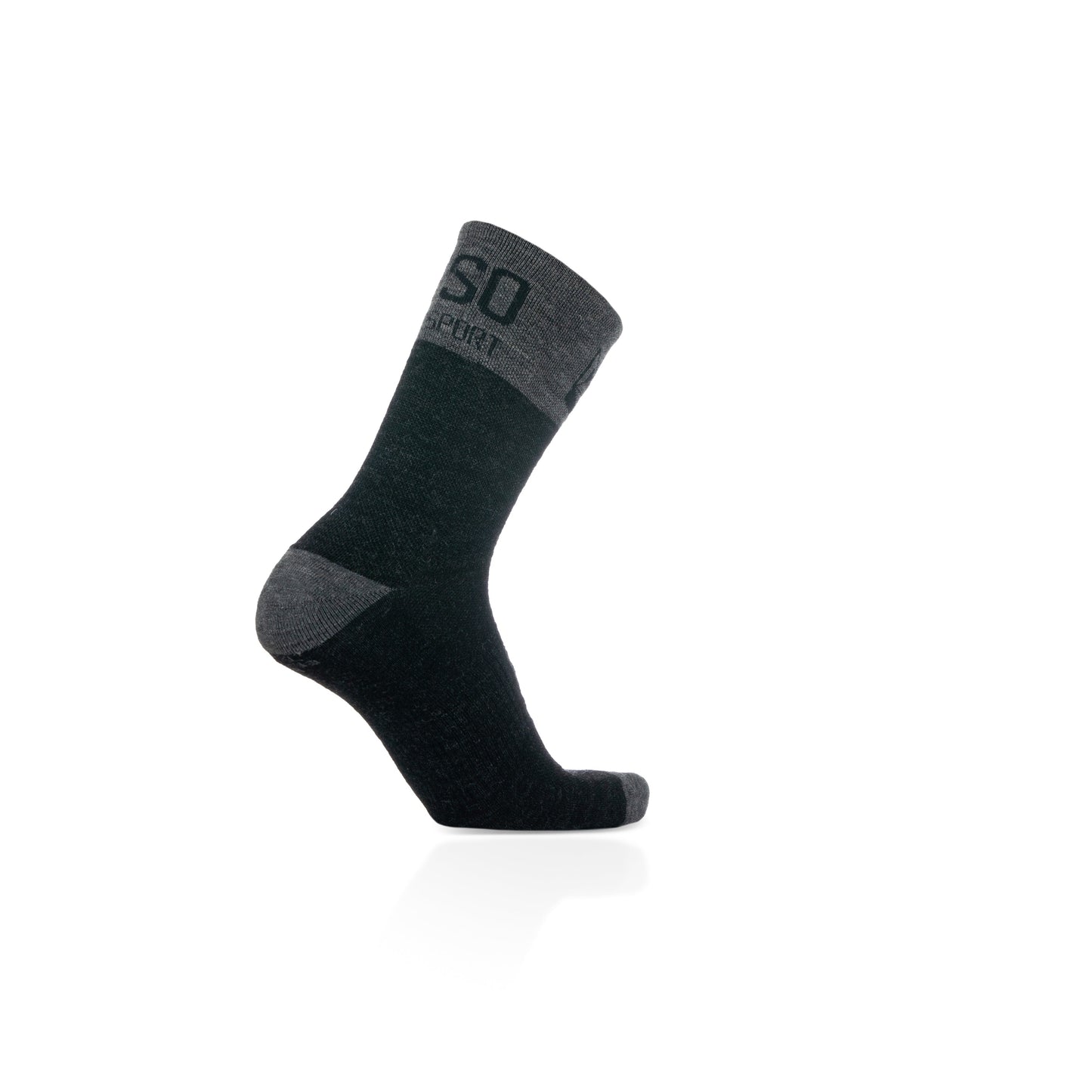 Calcetines Merino Wool High Cut Gray Rock