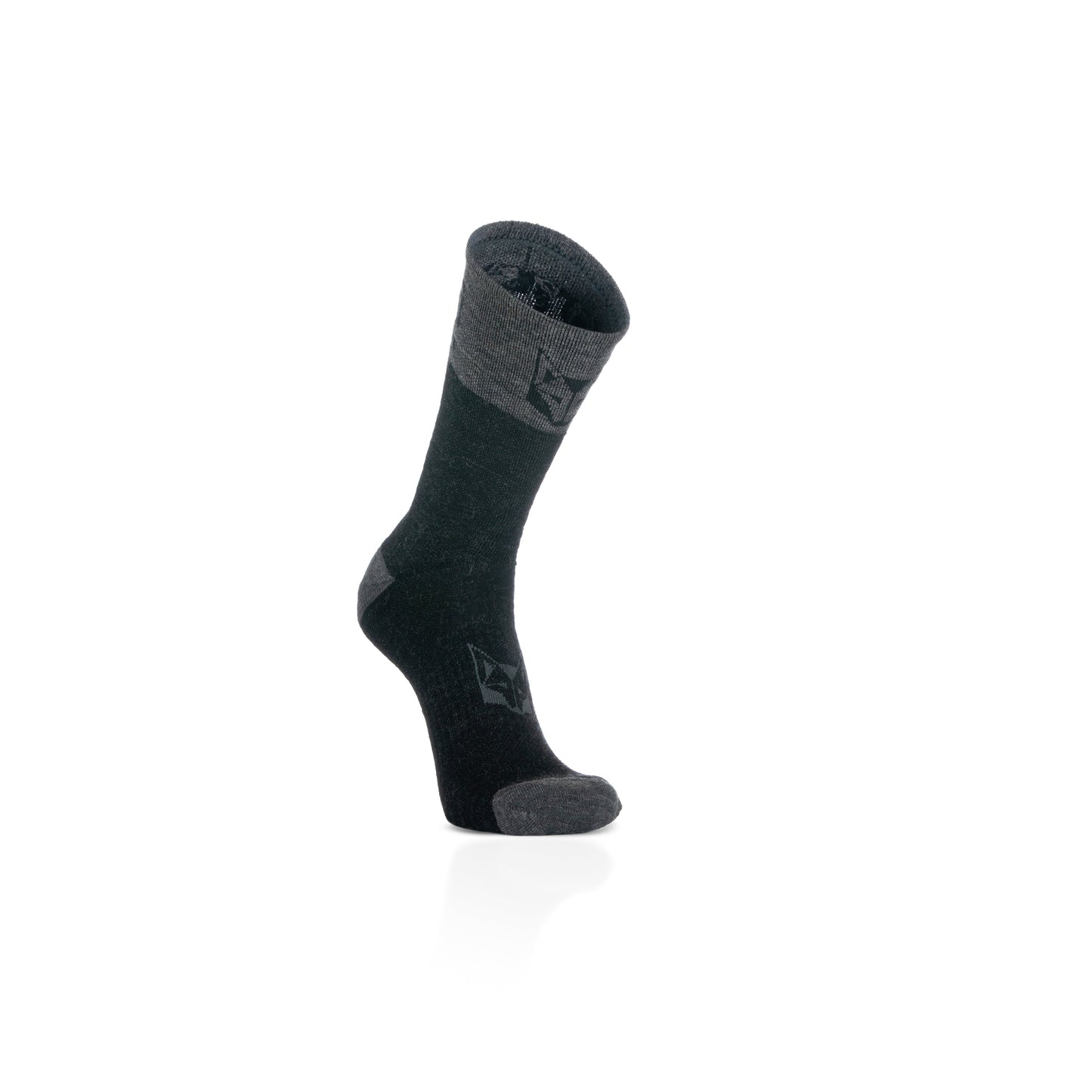 Calcetines Merino Wool High Cut Gray Rock