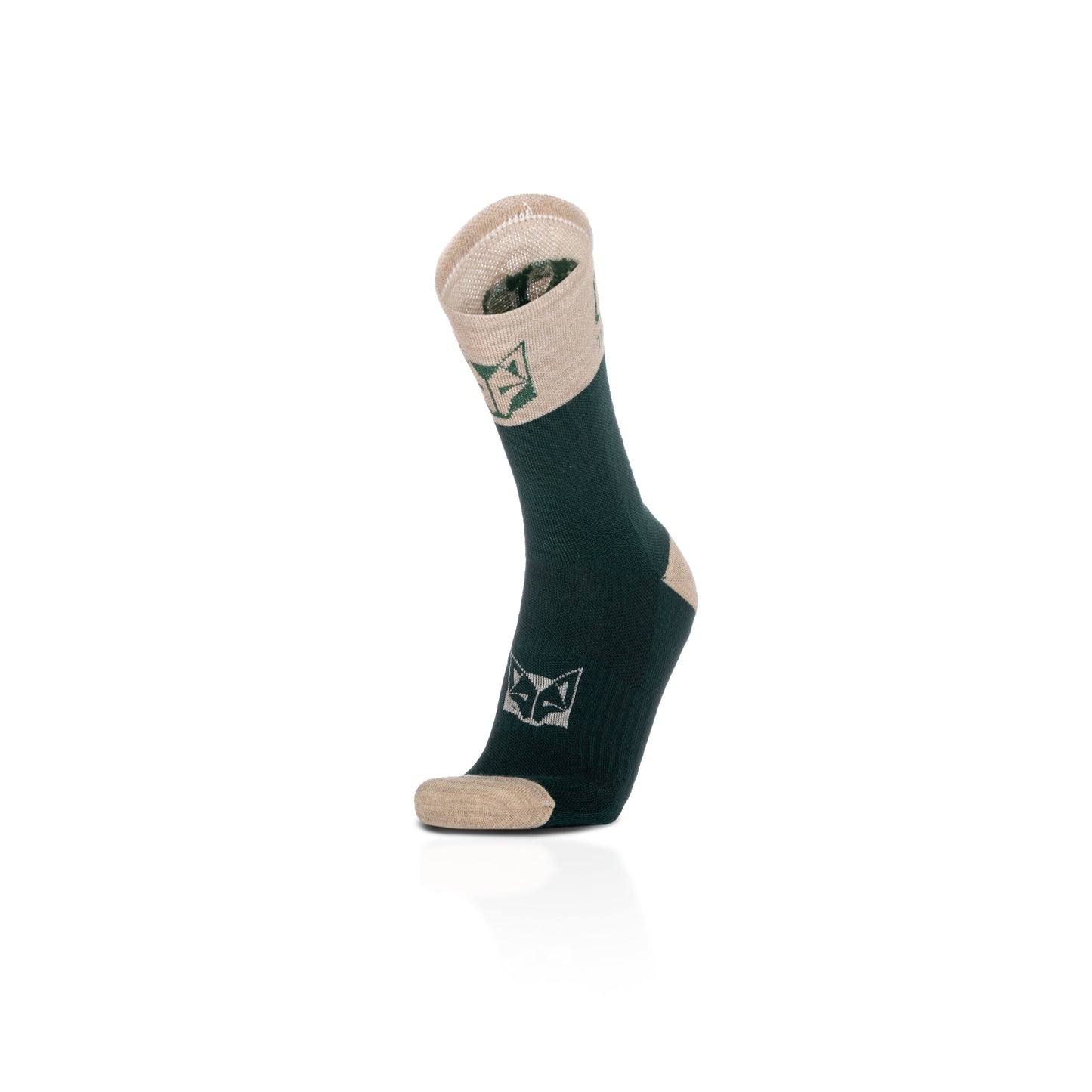 Calcetines Merino Wool High Cut Green Leaf