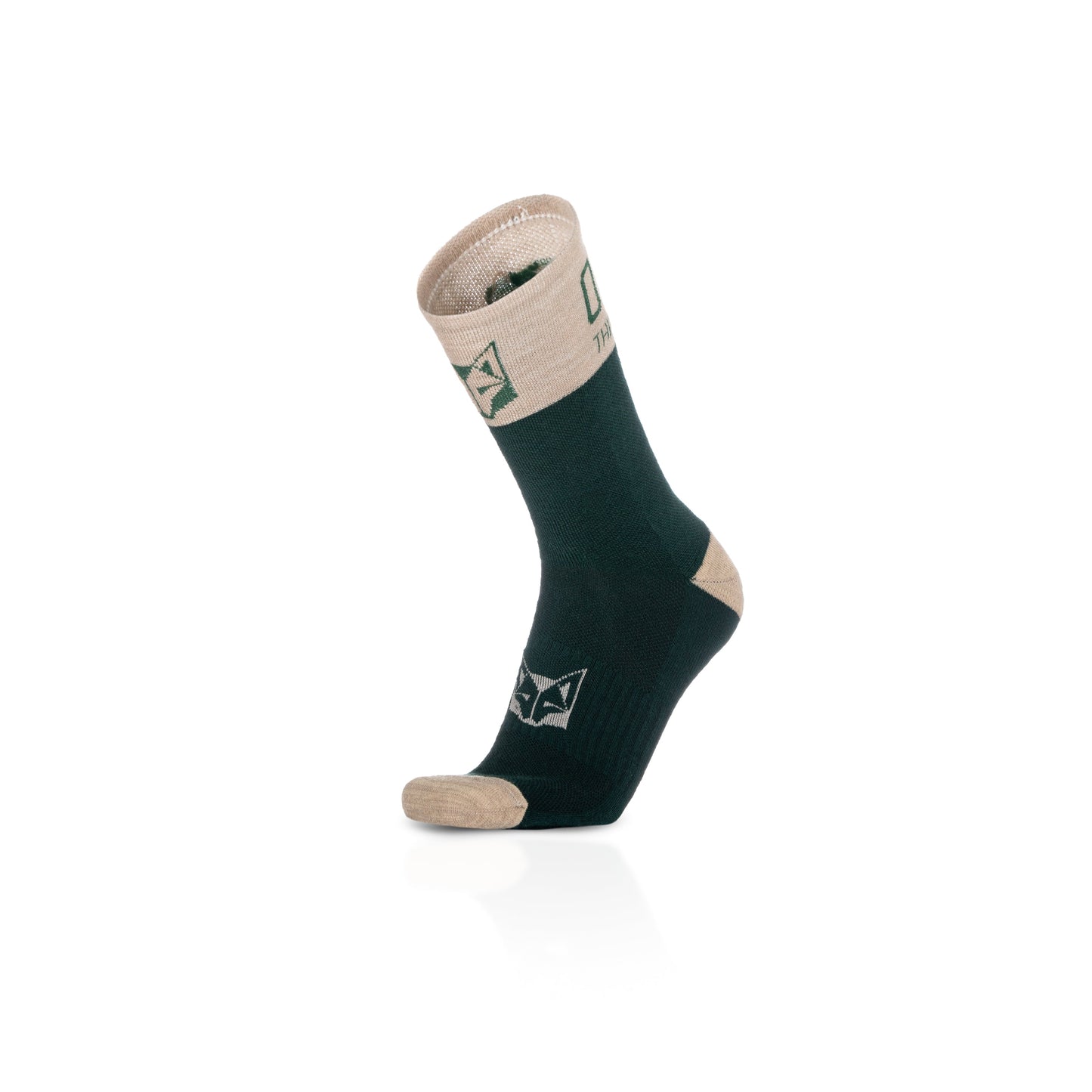 Calcetines Merino Wool High Cut Green Leaf